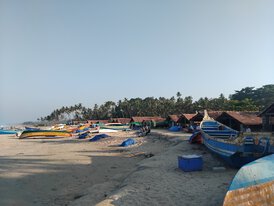 Boote am Strand